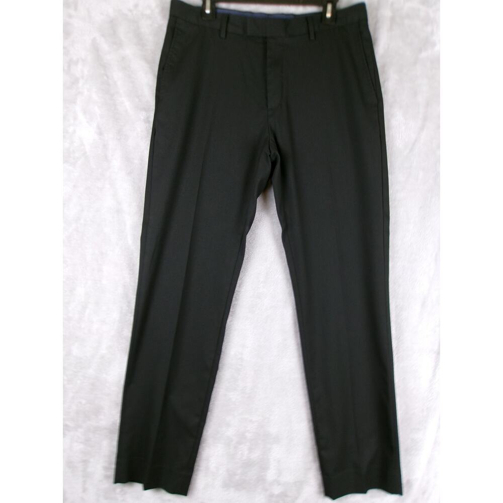 Banana Republic Slim Fit Black Stretch Dress Pants 33x32